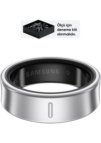 Galaxy Ring 7 Size 17.3 mm Gümüş Titanyum