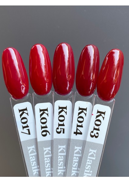 Kalıcı Oje K017 Koyu Gül Kırmızısı, 14ML