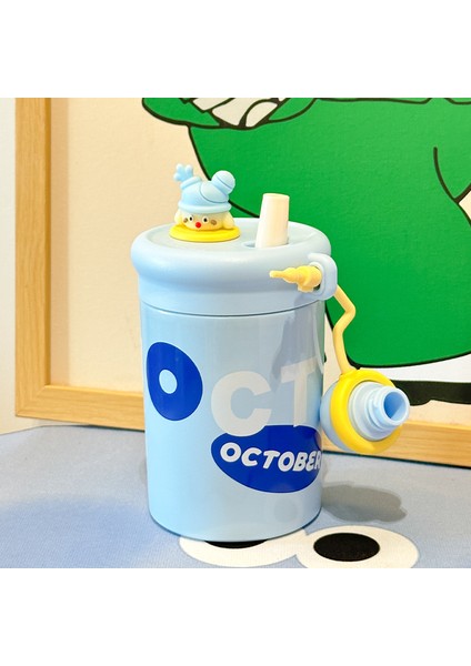 Kızlar Için Su Bardağı, Gösterişli Bebek, Bobo Bardak, Termos Bardak, Sevimli Çizgi Film Çocuk Pipeti (Yurt Dışından)