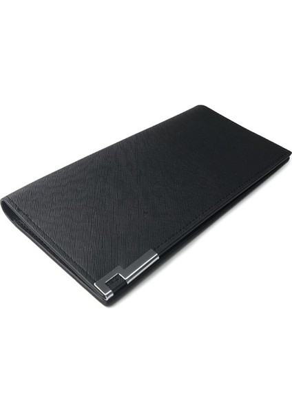 Gündelik Dikey Yumuşak Kenarlı Erkek Uzun Cüzdan (Yurt Dışından)