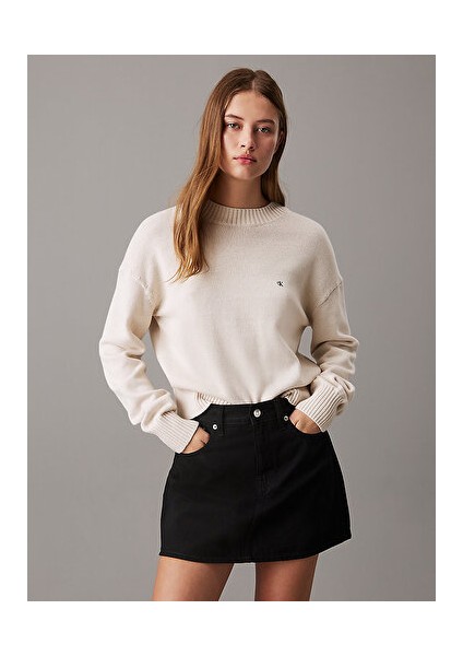 Monogram Embro Crewneck Sweater