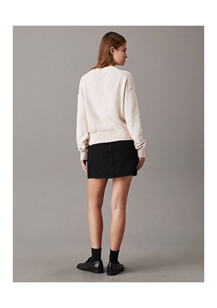 Monogram Embro Crewneck Sweater fiyatları
