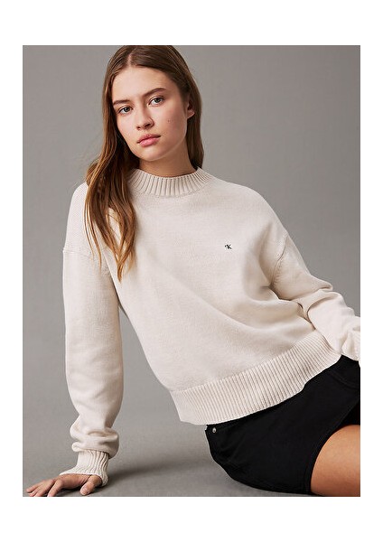 Monogram Embro Crewneck Sweater modelleri
