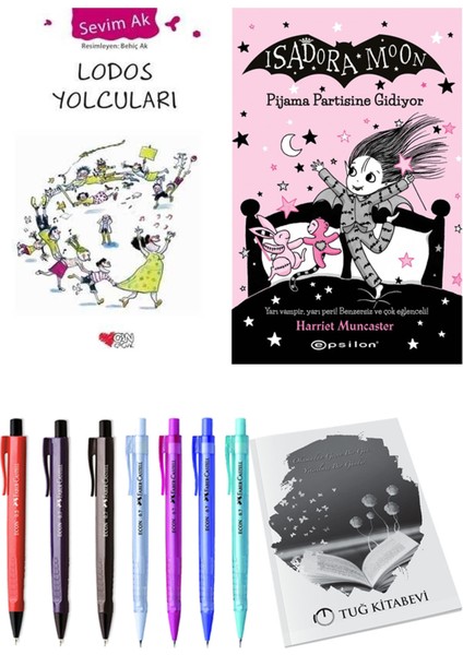 Isadora Moon 10 Pijama Partisine Gidiyor ve Lodos Yolcuları 2li Set