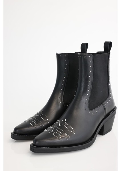 Siyah Troklu Western 124409