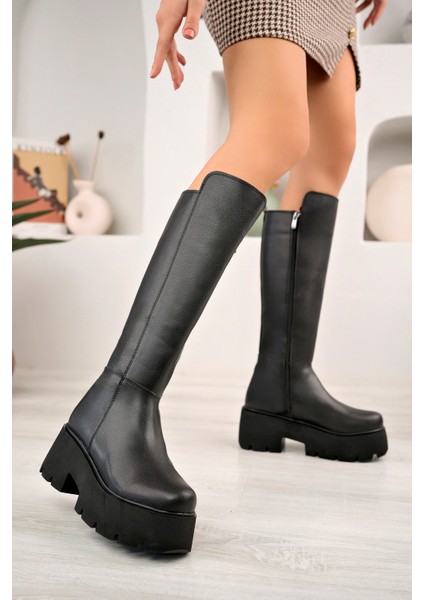 Kadın Çizme Yüksek Taban Fermuarlı ALD2000-Ç101 fiyatları