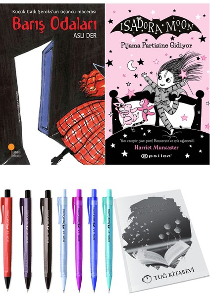Isadora Moon 10 Pijama Partisine Gidiyor ve Barış Odaları 2li Set