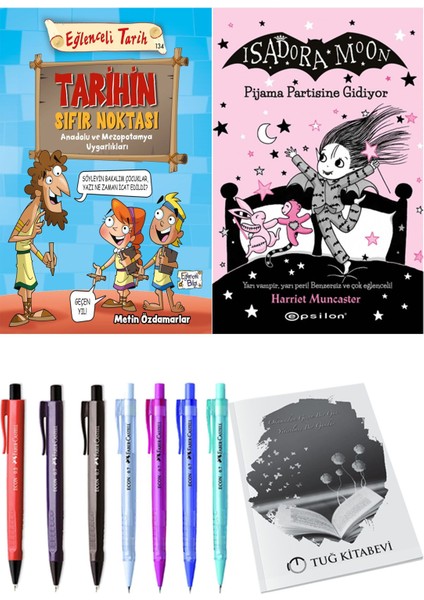 Isadora Moon 10 Pijama Partisine Gidiyor ve Tarihin Sıfır Noktası Anadolu ve Mezopotomya Uygarlıkları 2li Set