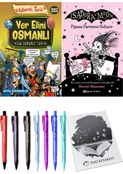 Isadora Moon 10 Pijama Partisine Gidiyor ve Ver Elini Osmanlı 2li Set