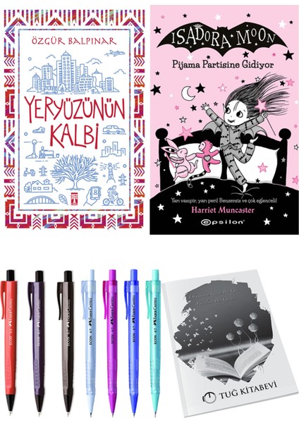 Isadora Moon 10 Pijama Partisine Gidiyor ve Yeryüzünün Kalbi 2li Set