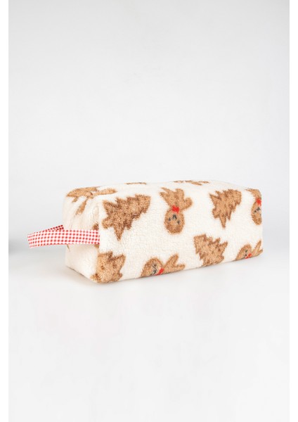 Peluş Yılbaşı Desenli Dyson Airwrap ve Tüm Saç Şekillendiriniz Için Xl Seyahat Çantası- Büyük Boy Makyaj Çantası fiyatları