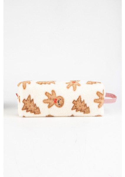 Peluş Yılbaşı Desenli Dyson Airwrap ve Tüm Saç Şekillendiriniz Için Xl Seyahat Çantası- Büyük Boy Makyaj Çantası modelleri