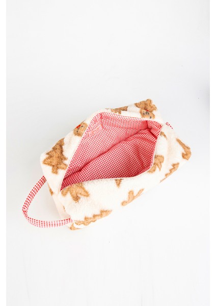 Peluş Yılbaşı Desenli Dyson Airwrap ve Tüm Saç Şekillendiriniz Için Xl Seyahat Çantası- Büyük Boy Makyaj Çantası fırsatları