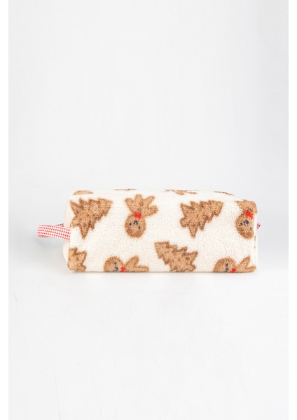 Peluş Yılbaşı Desenli Dyson Airwrap ve Tüm Saç Şekillendiriniz Için Xl Seyahat Çantası- Büyük Boy Makyaj Çantası indirimleri