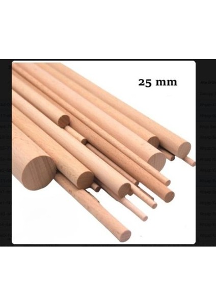 Ahşap Kayın Kavela Pürüzsüz 1.sınıf Fırınlı Kavale 16 mm 50 cm 6 Adet
