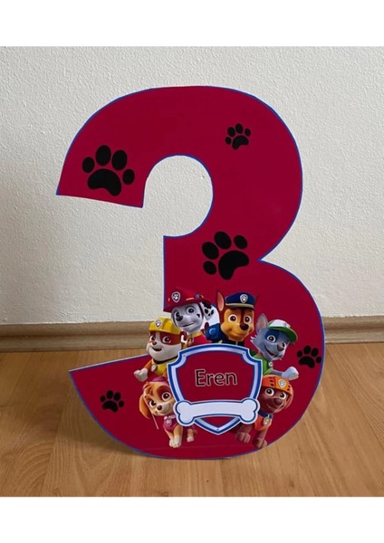 Paw Patrol “3” Masaönü Ayaklı Pano