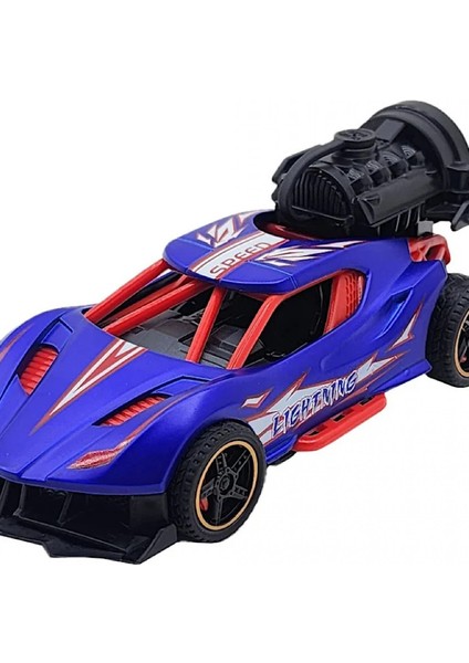 Çek Bırak Işıklı Duman Atan Araba Metal Diecast Racing Oyuncak Araba