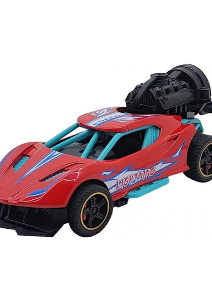 Çek Bırak Işıklı Duman Atan Araba Metal Diecast Racing Oyuncak Araba