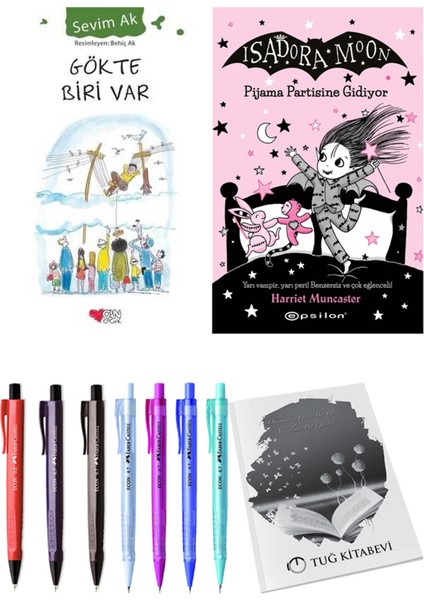Isadora Moon 10 Pijama Partisine Gidiyor ve Gökte Biri Var 2li Set