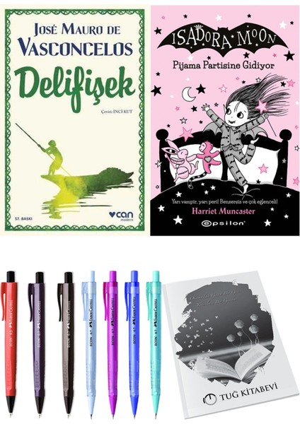 Isadora Moon 10 Pijama Partisine Gidiyor ve Delifişek 2li Set