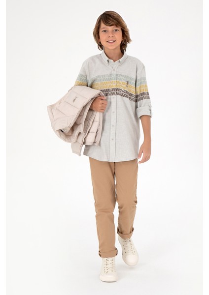 Erkek Çocuk Camel Pantolon (Kanvas-Chino) 50298565-VR015