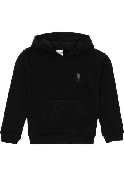 U.S. Polo Assn.  Erkek Çocuk Siyah Sweatshirt 50298269-VR046