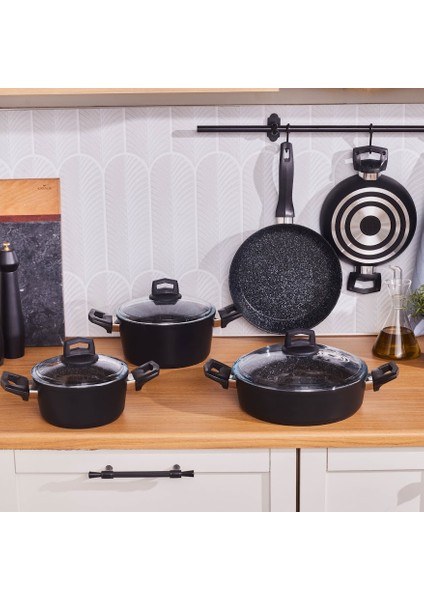 Biogranit Power New 8 Parça Tencere Seti