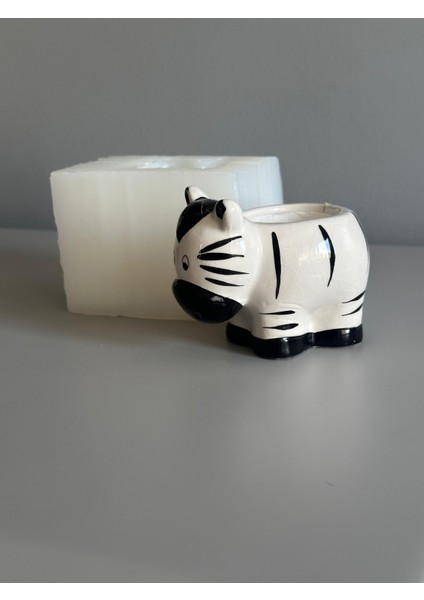 Zebra Figür Silikon Kalıp