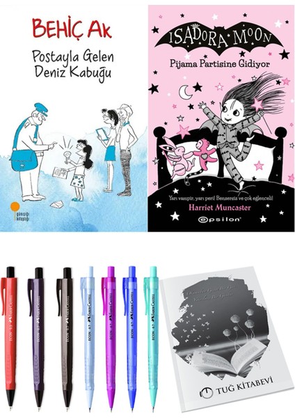Isadora Moon 10 Pijama Partisine Gidiyor ve Postayla Gelen Deniz Kabuğu 2li Set