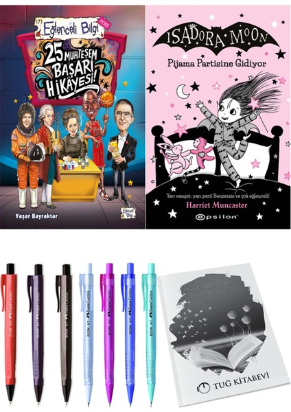 Isadora Moon 10 Pijama Partisine Gidiyor ve 25 Muhteşem Başarı Hikayesi 2li Set