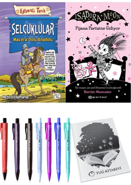 Isadora Moon 10 Pijama Partisine Gidiyor ve Selçuklular Macera Dolu Anadolu 2li Set