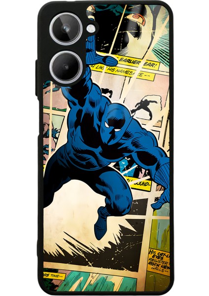 Oppo Realme 10 Black Panther Kara Panter Tasarımlı Glossy Telefon Kılıfı