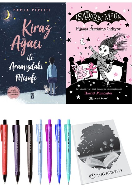 Isadora Moon 10 Pijama Partisine Gidiyor ve Kiraz Ağacı Ile Aramızdaki Mesafe 2li Set