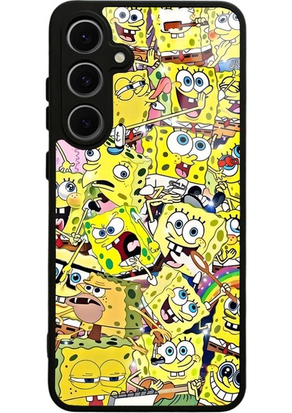 Samsung S24 Fe Sünger Bob Tasarımlı Glossy Telefon Kılıfı
