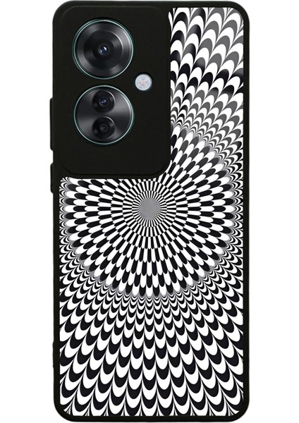 Oppo Reno 11F 5g Triptrance Plaid Tasarımlı Glossy Telefon Kılıfı