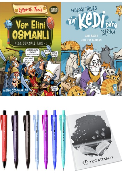 Nazoşi Teyze Bir Kedi Daha İstiyor ve Ver Elini Osmanlı 2'li Set - Kalem