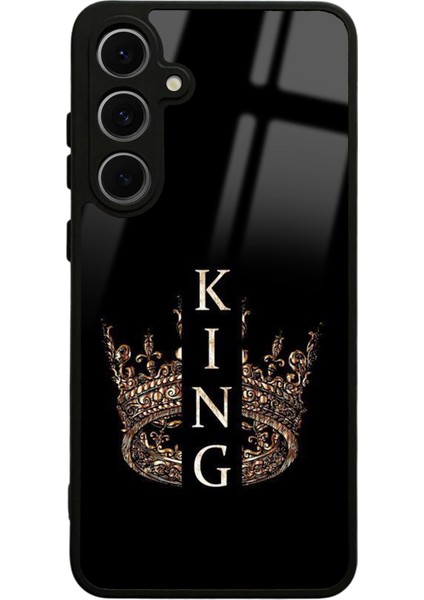 Samsung S24 Fe King Tasarımlı Glossy Telefon Kılıfı