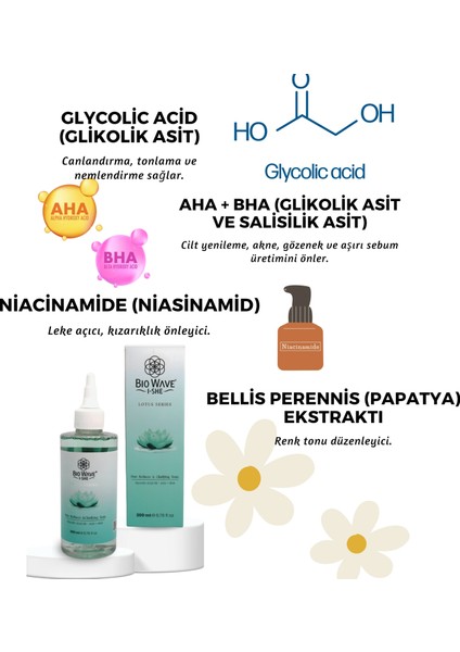 Pore Reducer Clarifying Tonic Glycolic Acid %5+Aha+Bha Siyah Nokta ve Akne Karşıtı Tonik 200 ml