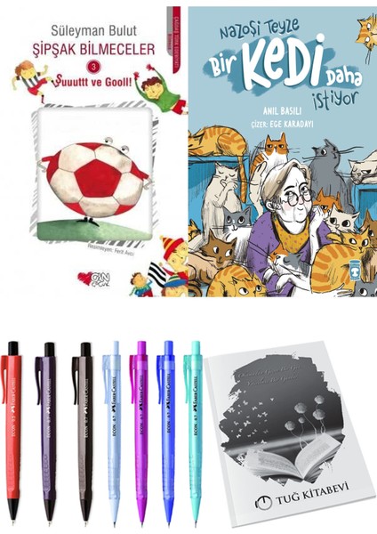 Nazoşi Teyze Bir Kedi Daha Istiyor ve Şipşak Bilmeceler 3 2li Set