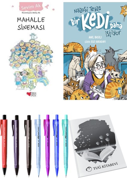 Nazoşi Teyze Bir Kedi Daha İstiyor ve Mahalle Sineması 2'li Set - Kalem
