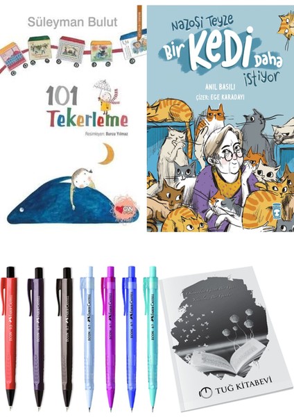 Nazoşi Teyze Bir Kedi Daha İstiyor ve 101 Tekerleme 2'li Set - Kalem