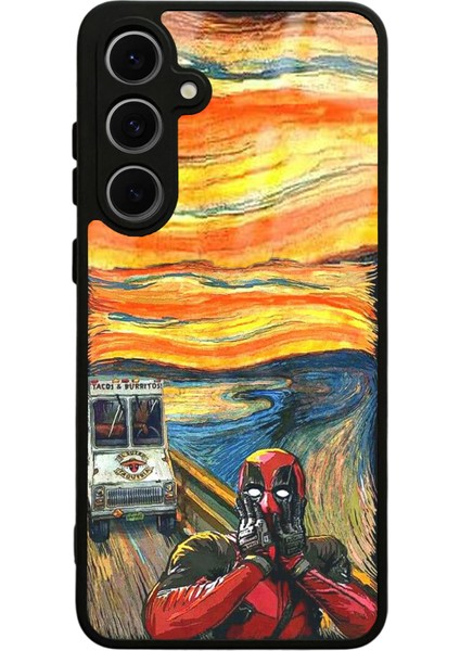 Samsung S24 Fe Deedpool Tasarımlı Glossy Telefon Kılıfı