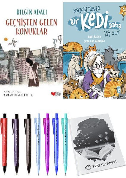 Nazoşi Teyze Bir Kedi Daha Istiyor ve Zaman Bisikleti 2 Geçmişten Gelen Konuklar 2li Set