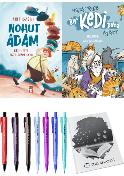 Nazoşi Teyze Bir Kedi Daha Istiyor ve Nohut Adam 2li Set