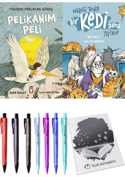 Nazoşi Teyze Bir Kedi Daha Istiyor ve Yeniden Parlayan Güneş Pelikanım Peli 2li Set