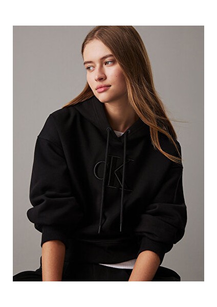 Raısed Embroıdery Ck Hoodıe modelleri