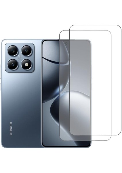 Xiaomi Mi 14T Pro Ekran Koruyucu 2 Adet Temperli Kırılmaz Cam