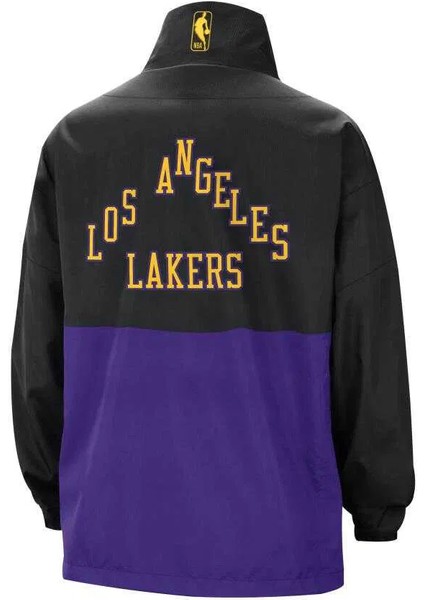 DZ0012 010 Nike Los Angeles Lakers Jacket Erkek Spor Mont