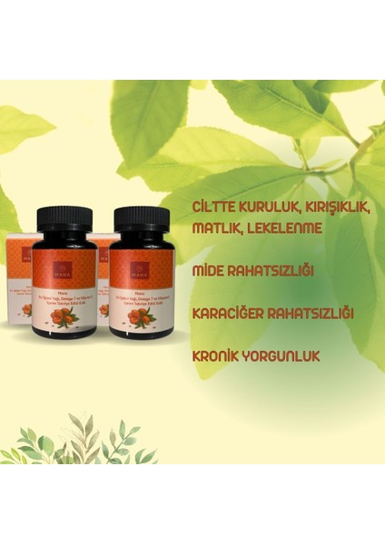 2 Adet Kır Iğdesi Omega 7 500 Mg 60 Kapsül