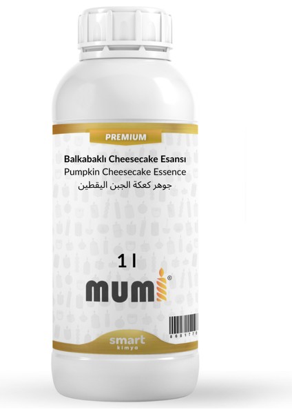 Premium Balkabaklı Cheesecake Mum Esansı 1 Litre